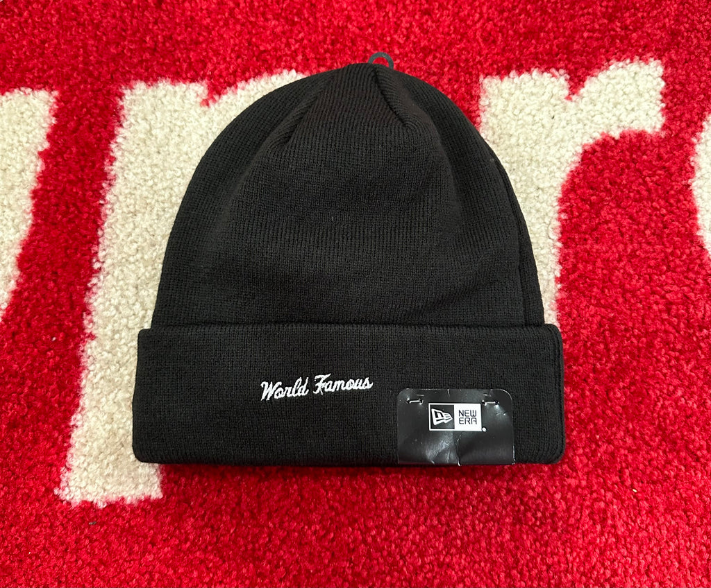 Supreme New Era Box Logo Beanie Black FW22 UniqueHype