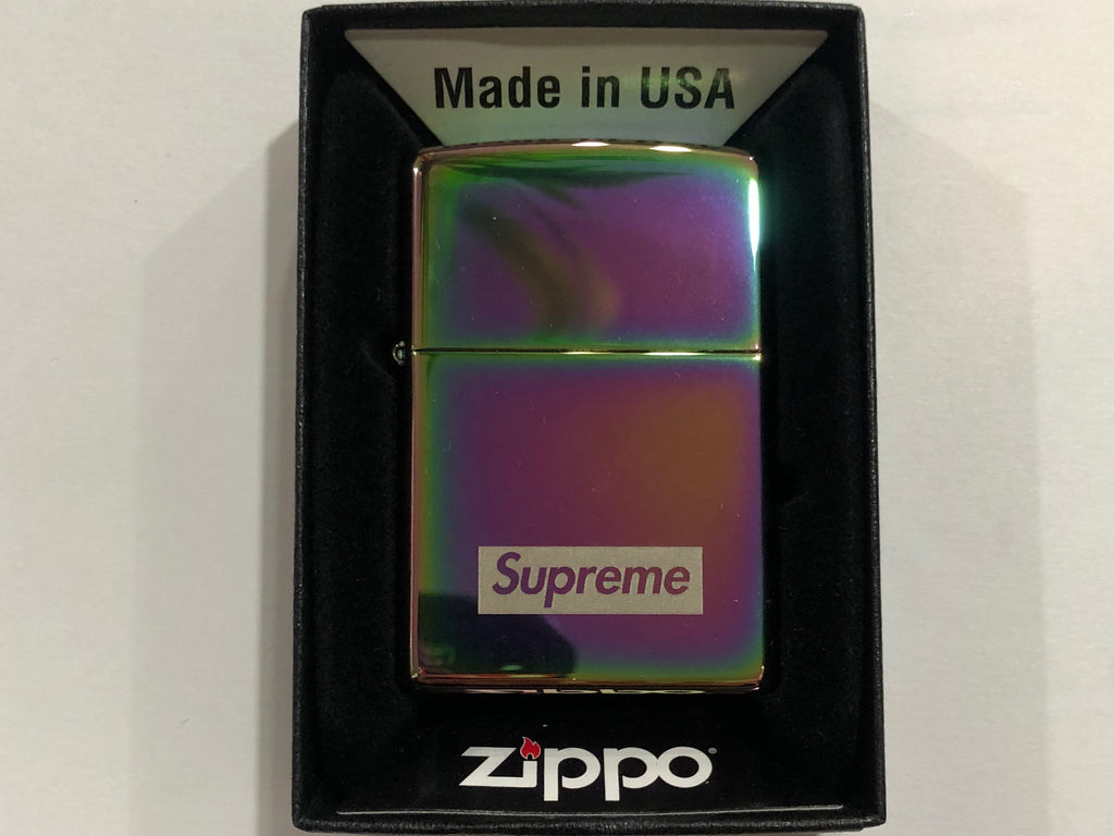Supreme Spectrum Zippo FW16 Iridescent – UniqueHype