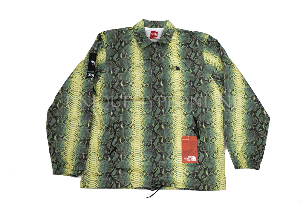 Supreme The North Face Snakeskin Taped Seam Coaches Jacket