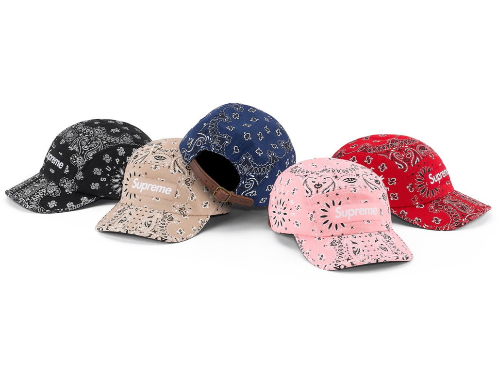 Supreme Bandana Camp Cap SS21 – UniqueHype