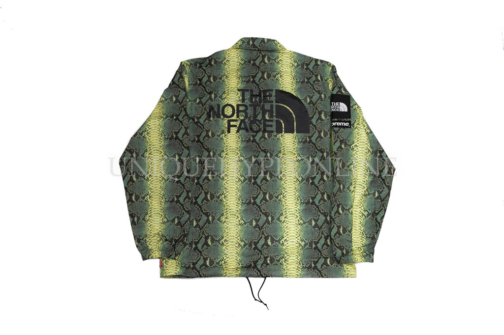 Supreme The North Face Snakeskin Taped Seam Coaches Jacket SS18