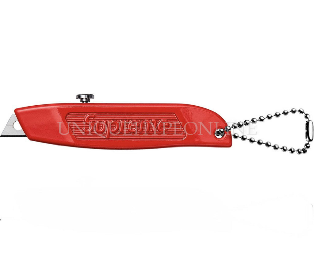 Supreme Box Cutter Keychain Red FW15 – UniqueHype
