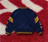 Supreme Veritas Varsity Jacket Navy FW24