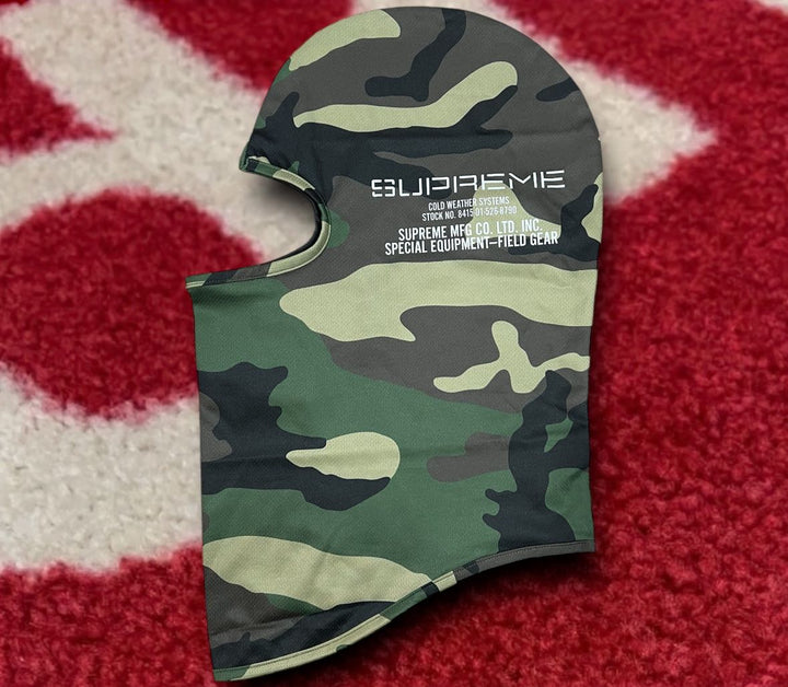 Supreme Field Gear Lightweight Balaclava Woodland Camo FW22