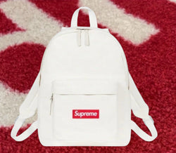 Supreme Canvas Backpack White FW20