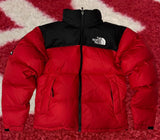 Supreme The North Face Nuptse Jacket Red FW24