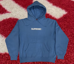 Supreme Motion Logo Hooded Sweatshirt Blue SS23