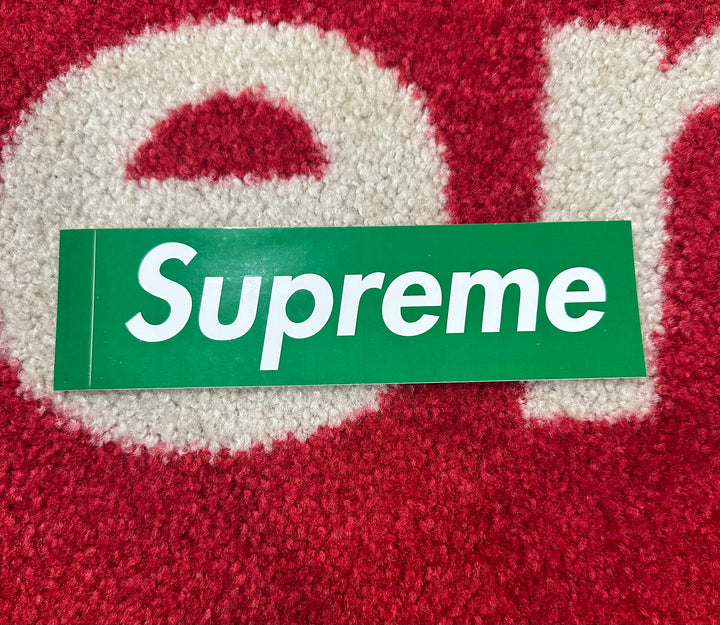 Supreme Green Box Logo Sticker FW24