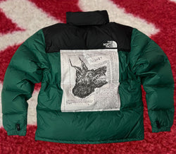 Supreme The North Face Nuptse Jacket Green FW24