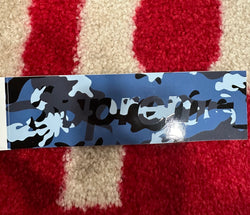 Supreme Camo Logo Box Sticker Blue FW20