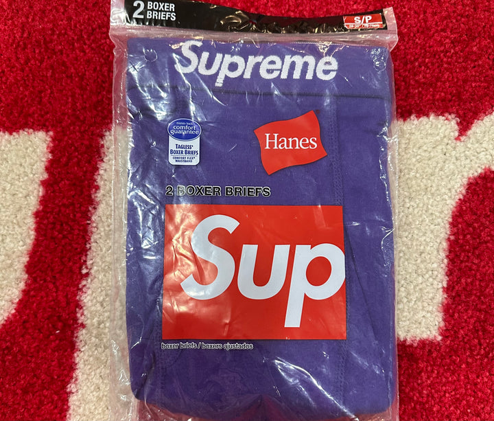 Supreme Hanes Boxer (2 Pack) Briefs Purple SS21