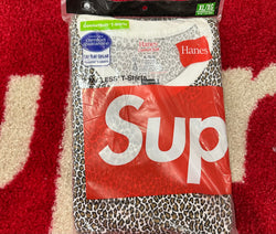 Supreme Hanes Tee (2 Pack) Leopard