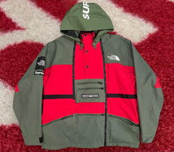 Supreme x The North Face Steep Tech Hooded Jacket Olive SS16