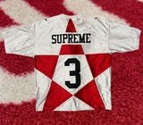 Supreme Star Football Jersey White FW24