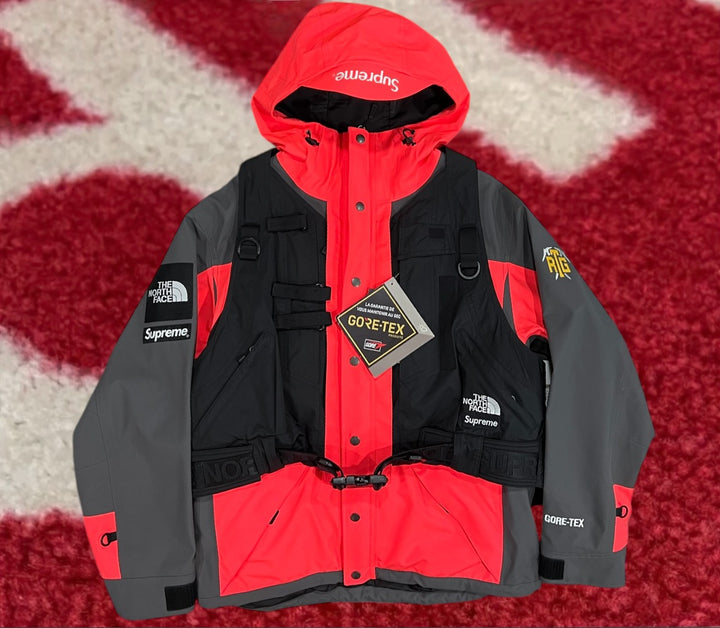 Supreme x The North Face RTG Jacket Vest Bright Red SS20 UniqueHype