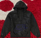 Supreme Nike Leather Anorak Black FW19