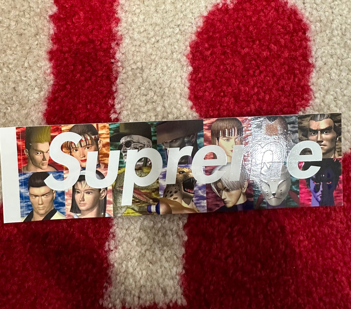 Supreme X Yohji Yamamoto x TEKKEN Box Logo Sticker FW22