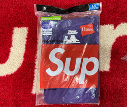 Supreme Hanes Tee (2 Pack) Purple SS21