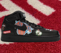 Supreme x Nike Air Force 1 NBA Black SS18