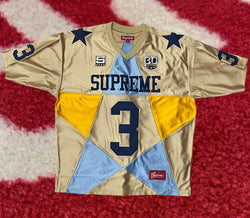 Supreme Star Football Jersey Gold FW24