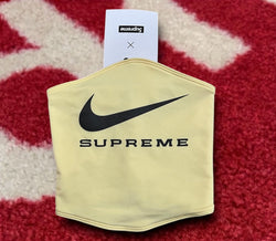 Supreme Nike Neck Warmer Pale Yellow SS21