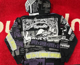Supreme Collage Zip Up Hooded Sweatshirt Black SS24