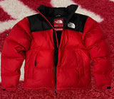 Supreme The North Face Nuptse Jacket Red FW24