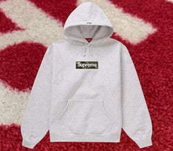 Supreme Box Logo Hoodie Grey FW23