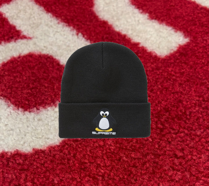 Supreme Penguin Beanie Black FW20