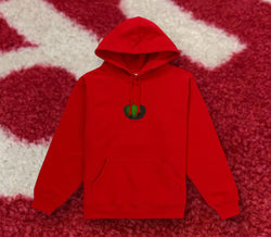 Supreme Apple Hooded Sweatshirt Red SS19