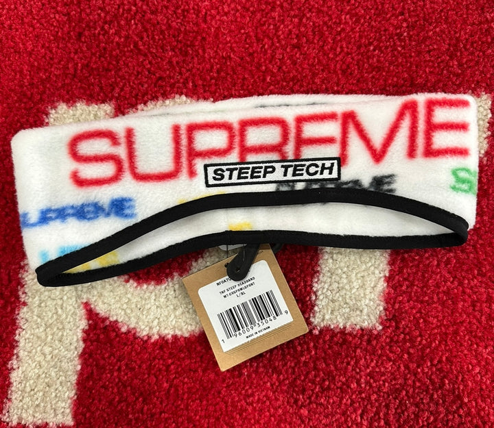 Supreme x The North Face Steep Tech Headband White FW21