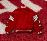 Supreme Veritas Varsity Jacket Red FW24