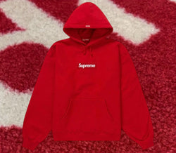 Supreme Box Logo Hoodie Red FW23