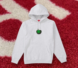 Supreme Apple Hooded Sweatshirt Grey SS19