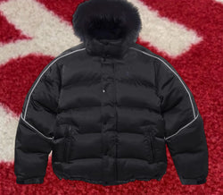 Supreme Jordan Puffer Jacker Black FW24