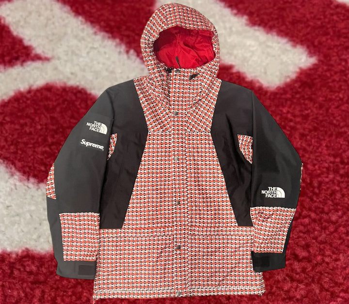 Supreme x The North Face Studded Mountain Light Jacket Red SS21