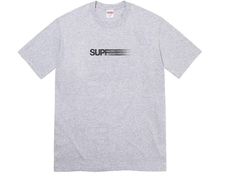 Supreme Motion Logo Tee Heather Grey SS23 – UniqueHype