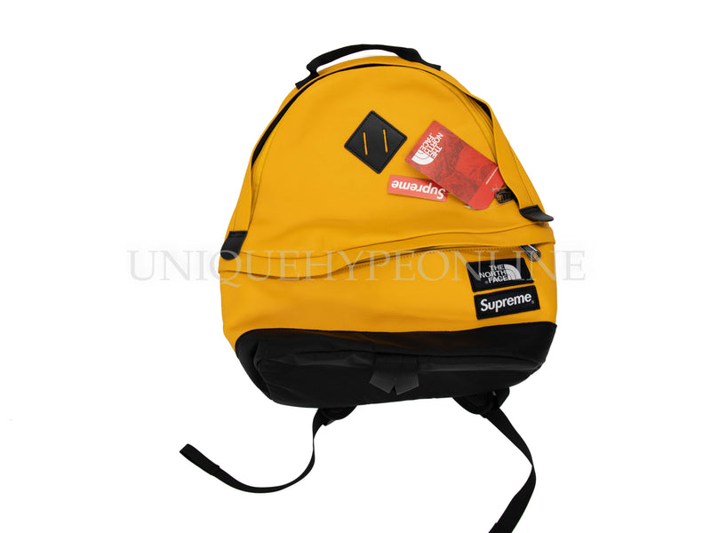 Supreme The North Face Leather Day Pack FW17 Yellow – UniqueHype