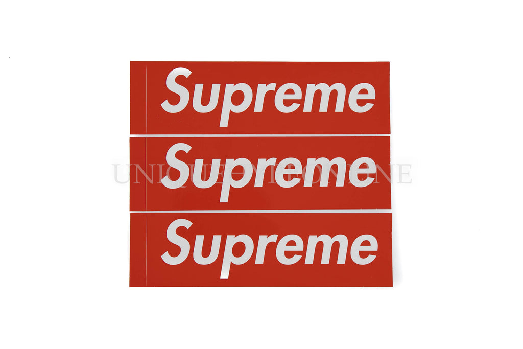 Supreme Red Box Logo Sticker Set – UniqueHype