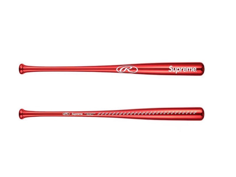 Supreme X Rawlings Chrome Maple Wood Baseball Bat SS21 – UniqueHype