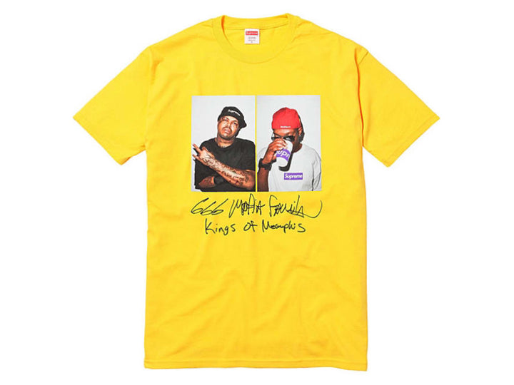 Supreme Three Six Mafia Yellow FW12 UniqueHype