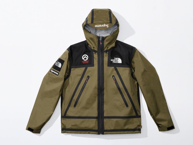 SUPREME FW 2022 THE NORTH FACE TAPED SEAM SHELL JACKET YELLOW S-M